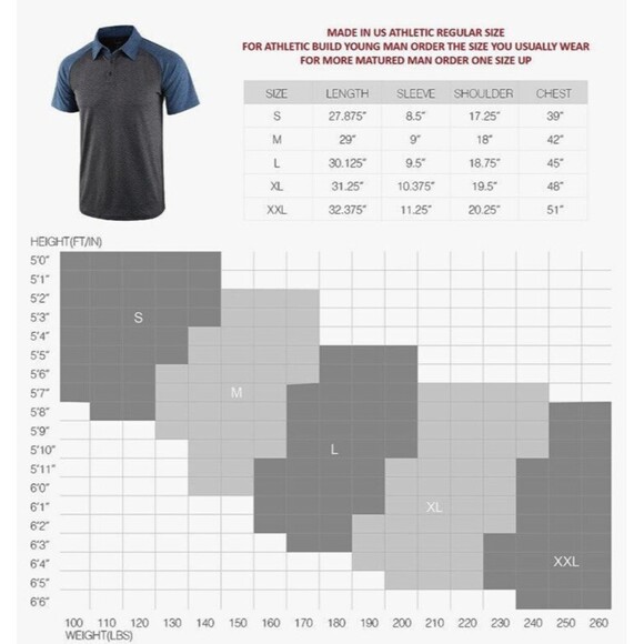 HETHCODE Men’s Quick Dry Short Sleeve Breathable Active Sports Golf T Shirt Gray - Picture 2 of 9